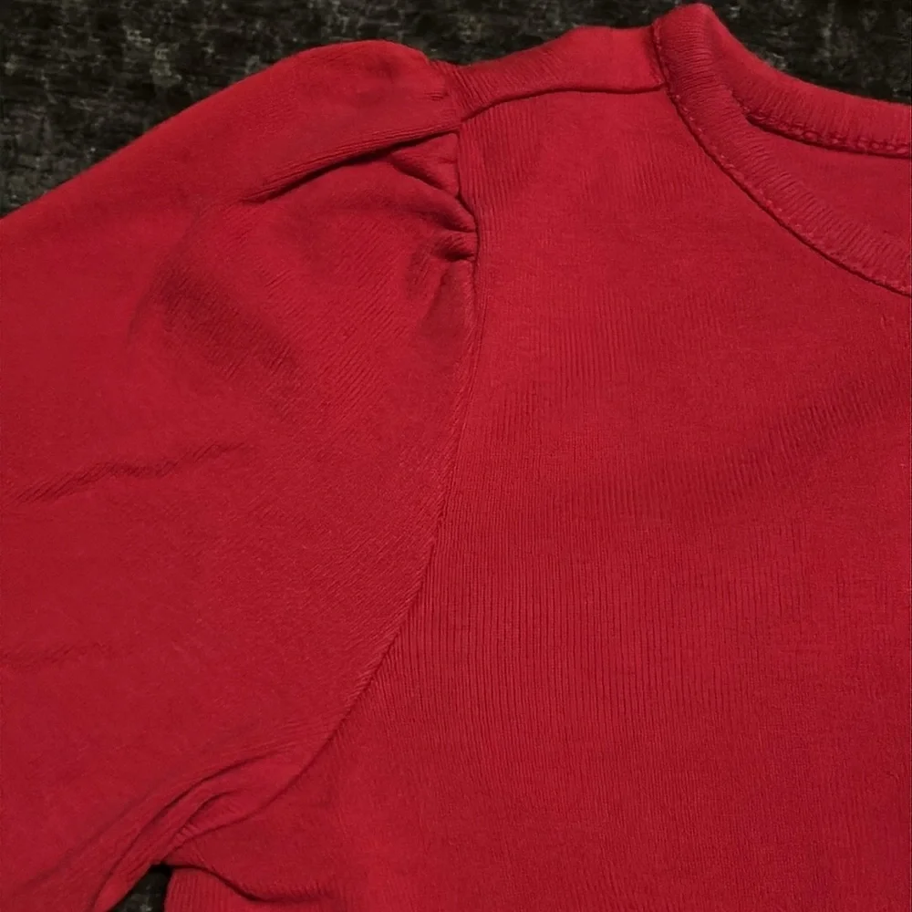 Red Kids Shirts with Festive Designs 5